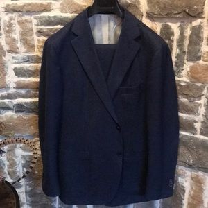 suitsupply Havana model blue pinstripe suit